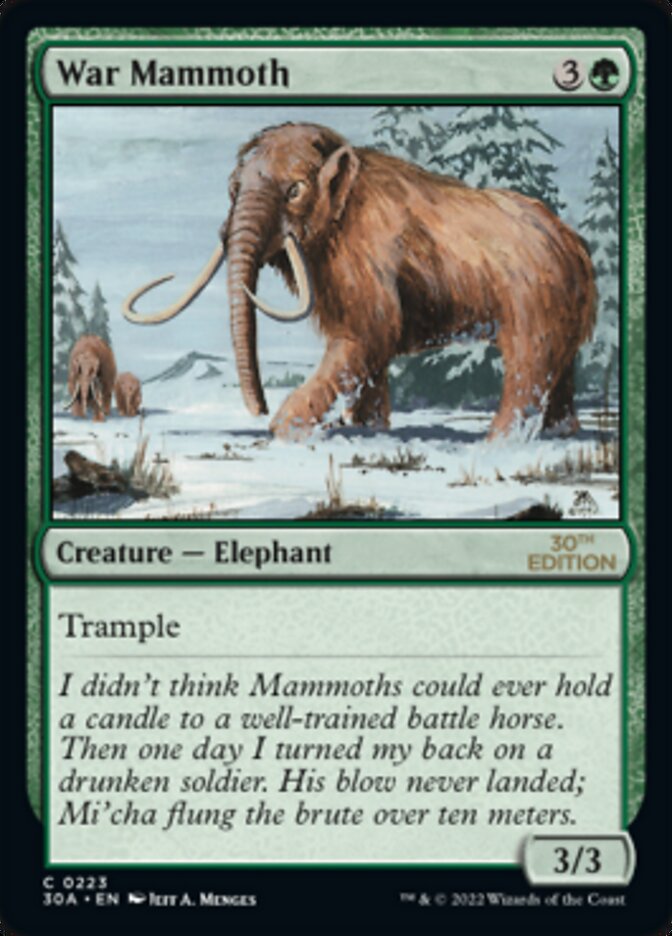 War Mammoth [30th Anniversary Edition] | Good Games Modbury