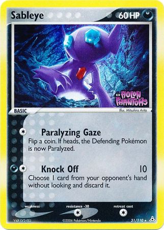 Sableye (31/110) (Stamped) [EX: Holon Phantoms] | Good Games Modbury