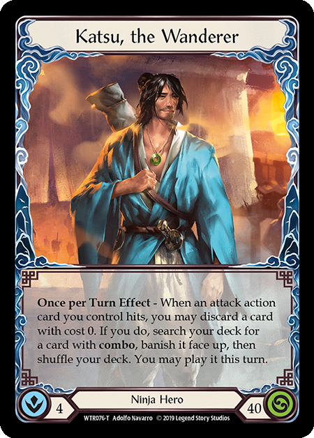 Katsu // Katsu, the Wanderer [WTR077-T // WTR076-T] (Welcome to Rathe)  Alpha Print Normal | Good Games Modbury