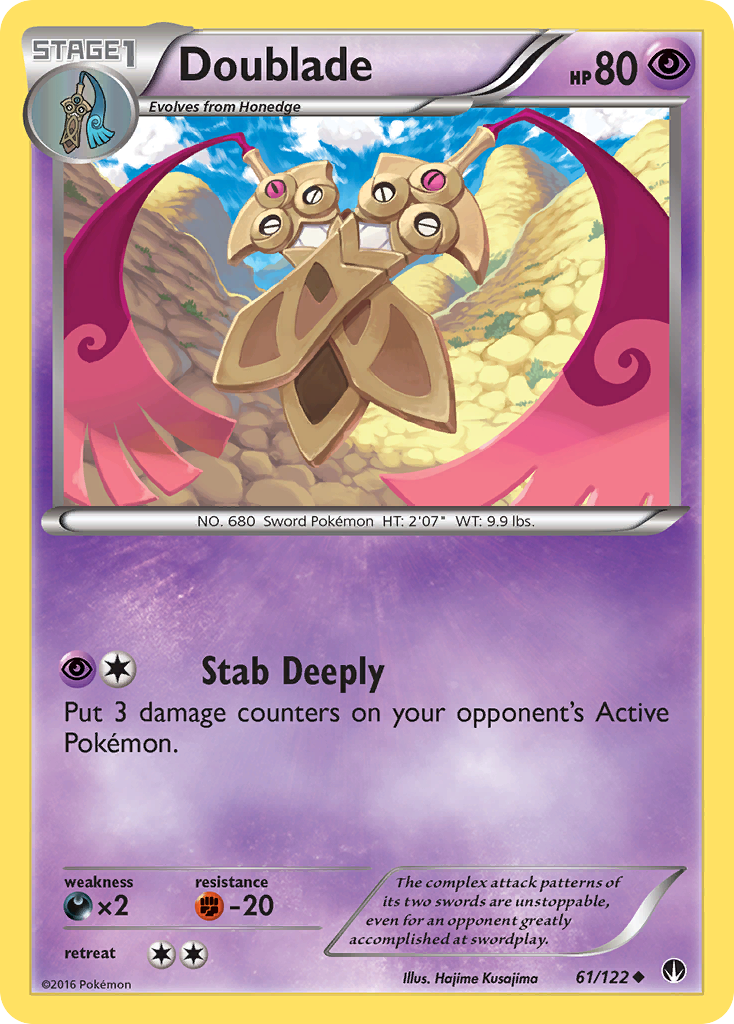 Doublade (61/122) [XY: BREAKpoint] | Good Games Modbury