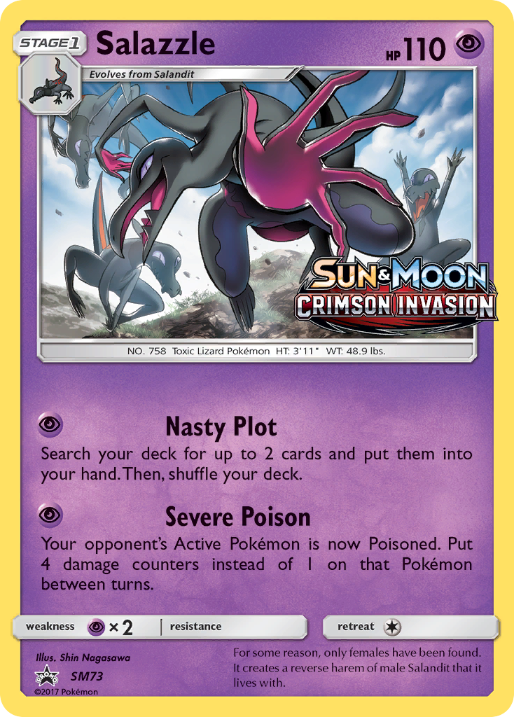 Salazzle (SM73) [Sun & Moon: Black Star Promos] | Good Games Modbury