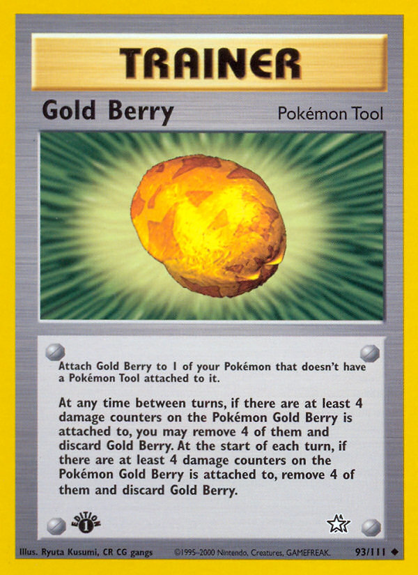 Gold Berry (93/111) [Neo Genesis 1st Edition] | Good Games Modbury
