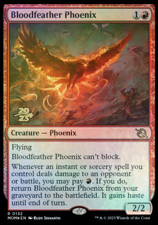 Bloodfeather Phoenix [March of the Machine Prerelease Promos] | Good Games Modbury