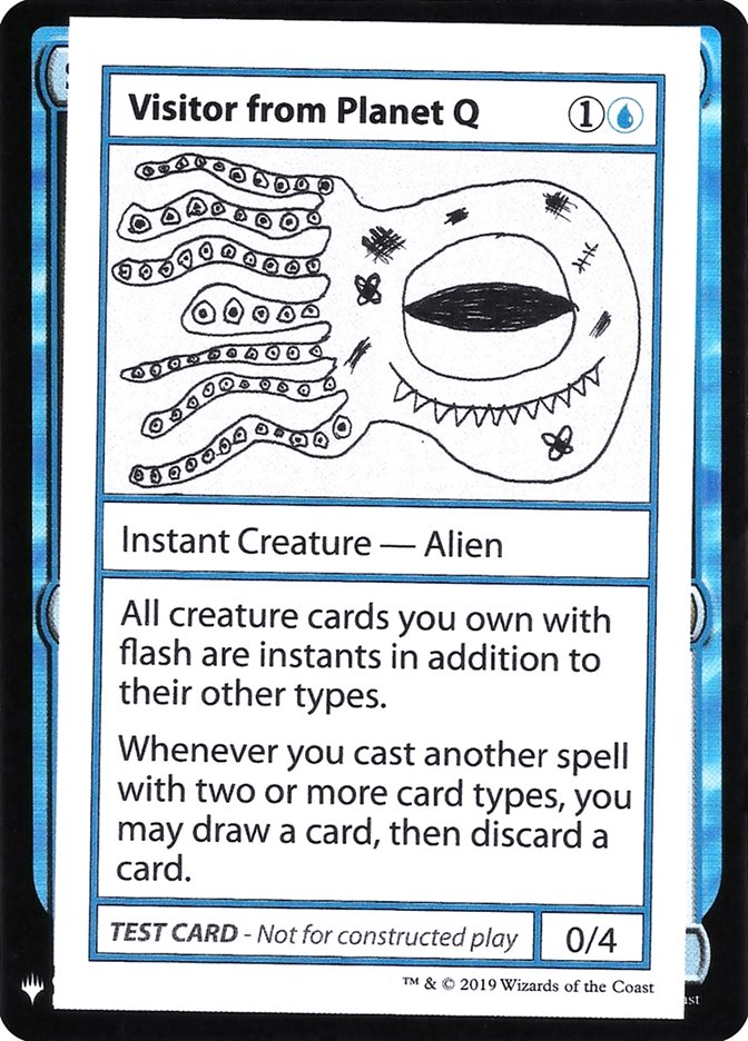 Visitor from Planet Q [Mystery Booster Playtest Cards] | Good Games Modbury