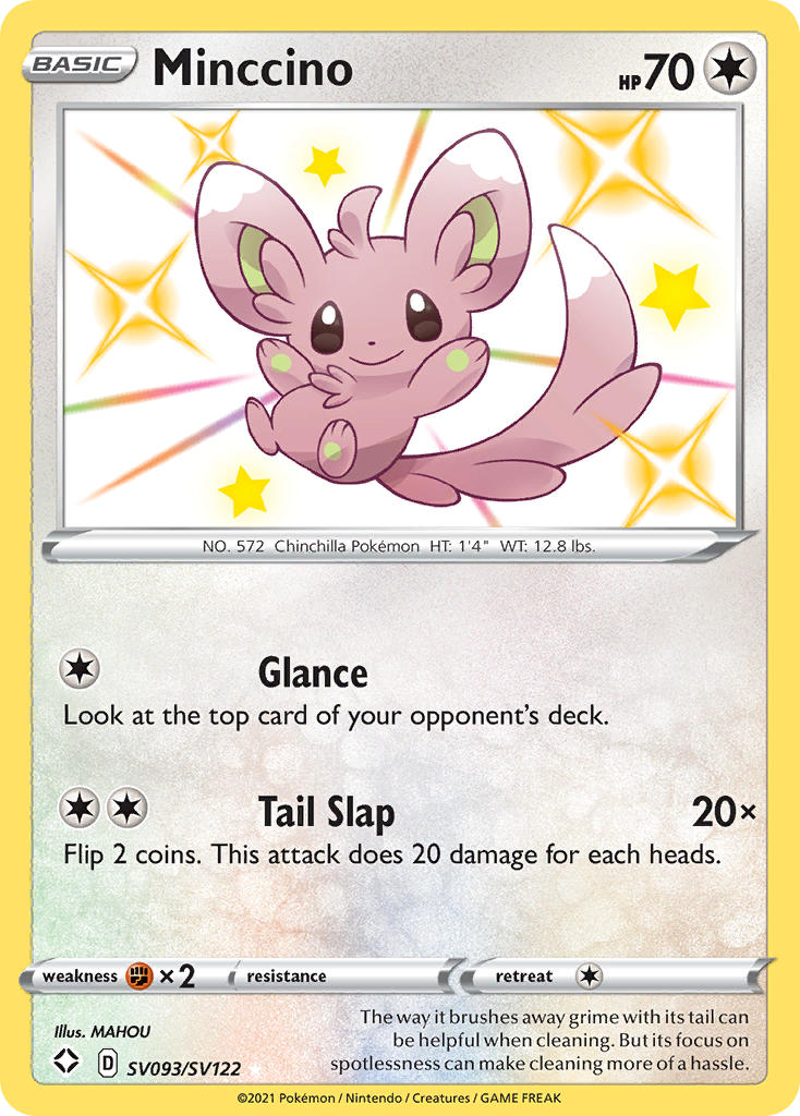 Minccino (SV093/SV122) [Sword & Shield: Shining Fates] | Good Games Modbury