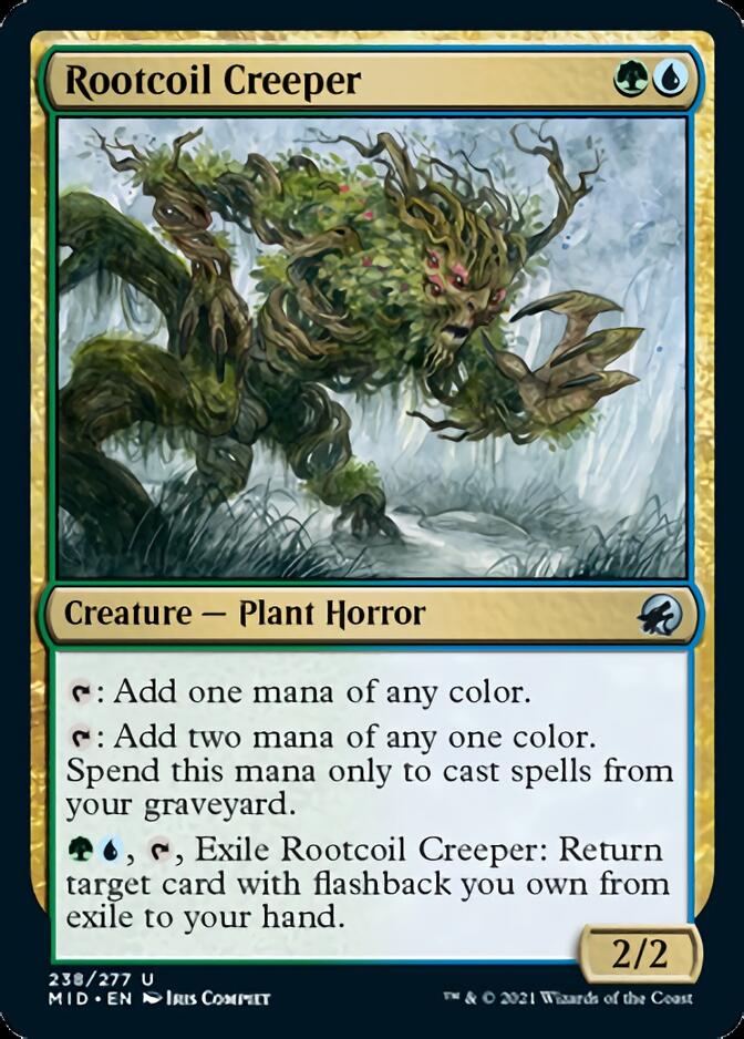 Rootcoil Creeper [Innistrad: Midnight Hunt] | Good Games Modbury