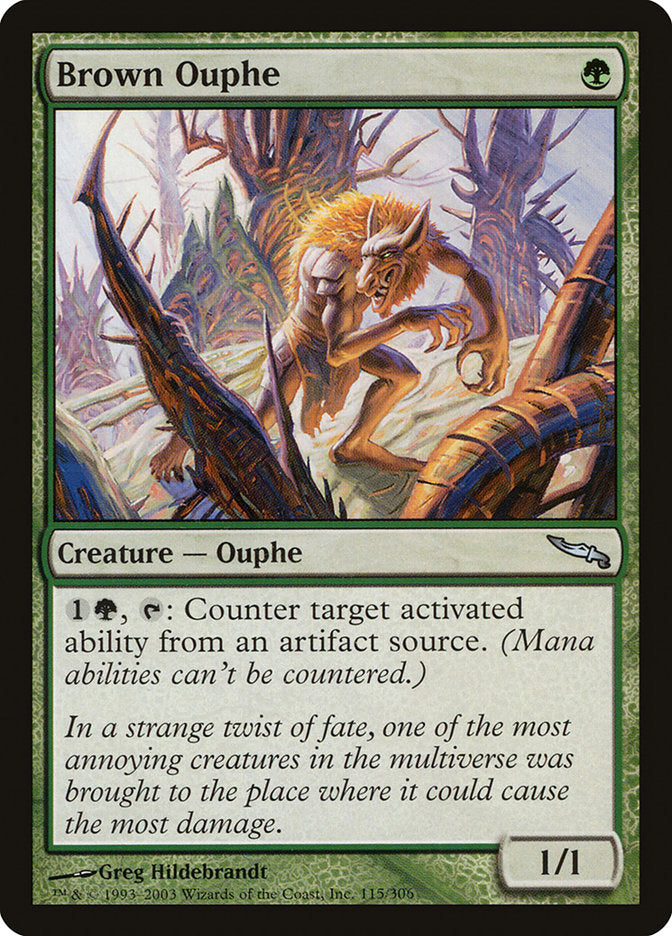 Brown Ouphe [Mirrodin] | Good Games Modbury