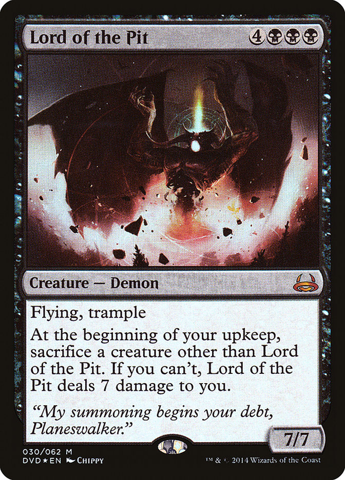 Lord of the Pit (Divine vs. Demonic) [Duel Decks Anthology] | Good Games Modbury