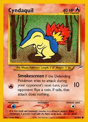 Cyndaquil (61/105) [Neo Destiny Unlimited] | Good Games Modbury