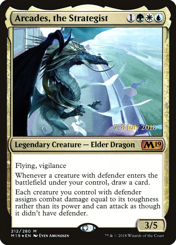 Arcades, the Strategist [Core Set 2019 Prerelease Promos] | Good Games Modbury