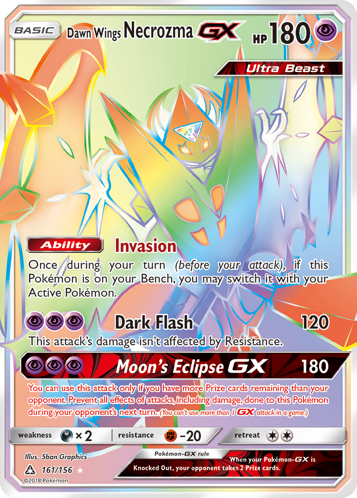 Dawn Wings Necrozma GX (161/156) [Sun & Moon: Ultra Prism] | Good Games Modbury