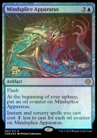 Mindsplice Apparatus [Phyrexia: All Will Be One Prerelease Promos] | Good Games Modbury