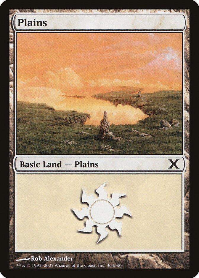 Plains (364) [Tenth Edition] | Good Games Modbury