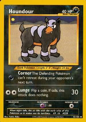 Houndour (43/105) [Neo Destiny Unlimited] | Good Games Modbury