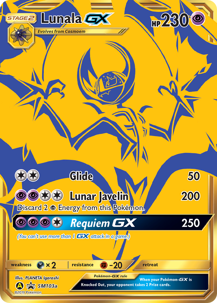 Lunala GX (SM103a) [Sun & Moon: Black Star Promos] | Good Games Modbury