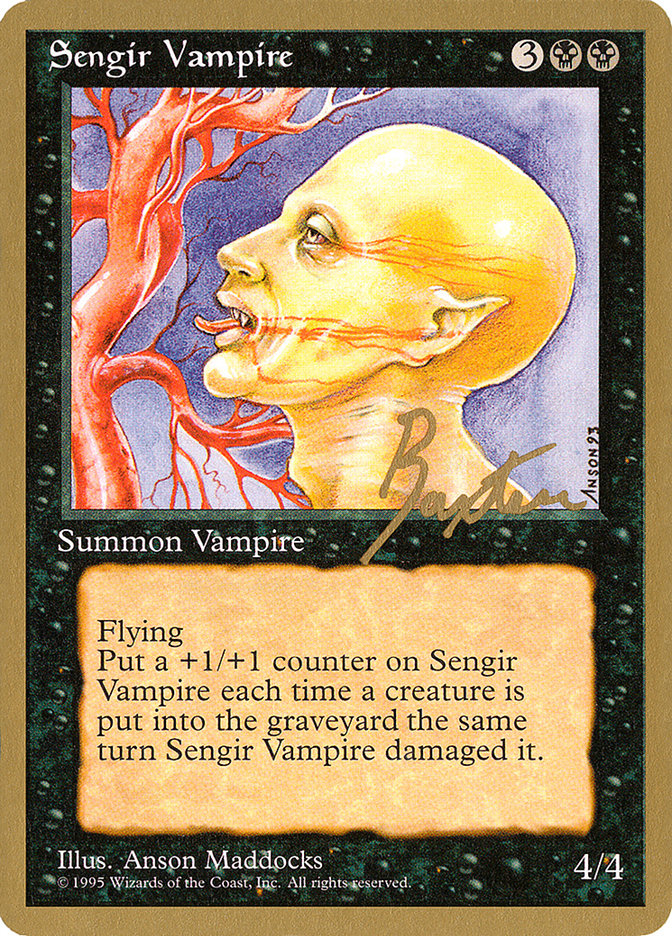 Sengir Vampire (George Baxter) [Pro Tour Collector Set] | Good Games Modbury