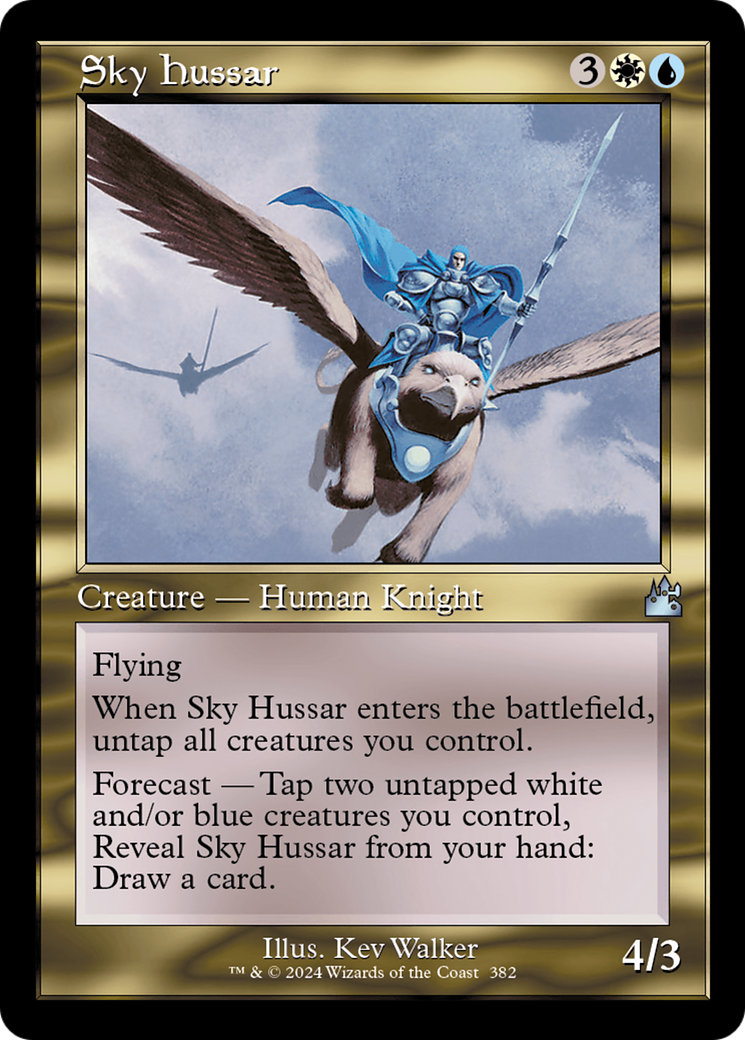 Sky Hussar (Retro Frame) [Ravnica Remastered] | Good Games Modbury