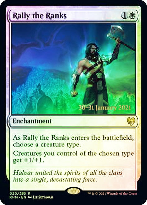 Rally the Ranks [Kaldheim Prerelease Promos] | Good Games Modbury