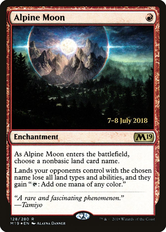 Alpine Moon [Core Set 2019 Prerelease Promos] | Good Games Modbury