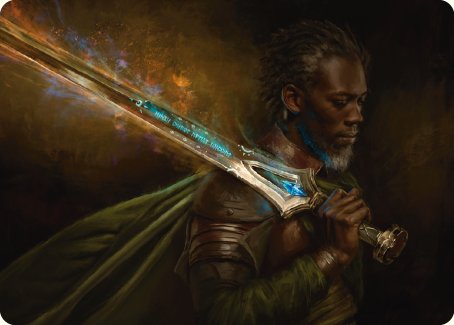Anduril, Flame of the West Art Card [The Lord of the Rings: Tales of Middle-earth Art Series] | Good Games Modbury