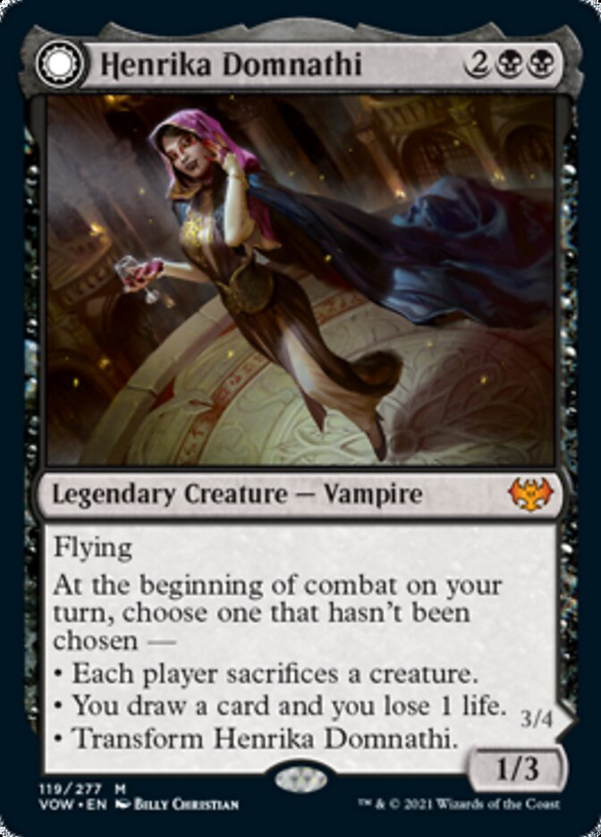 Henrika Domnathi // Henrika, Infernal Seer [Innistrad: Crimson Vow] | Good Games Modbury