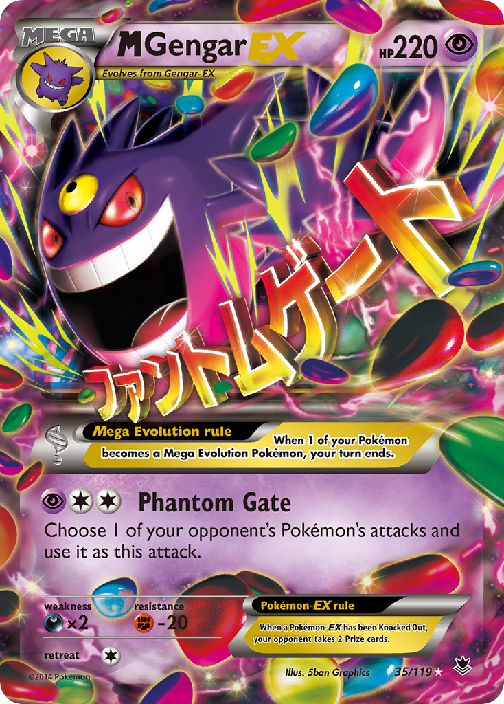 M Gengar EX (35/119) [XY: Phantom Forces] | Good Games Modbury