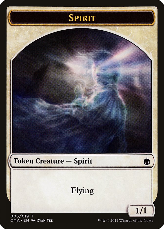 Spirit Token [Commander Anthology Tokens] | Good Games Modbury