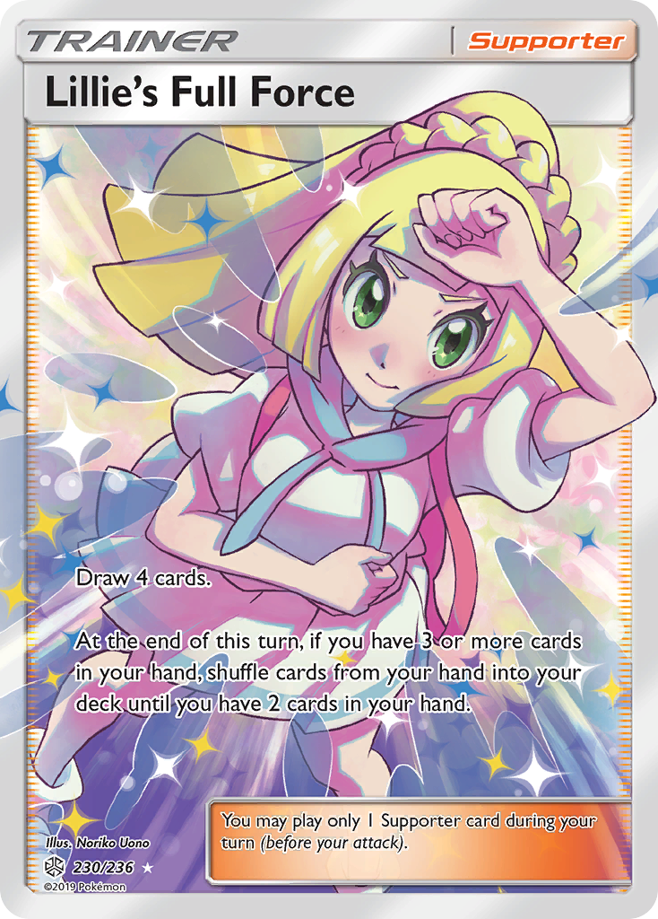 Lillie's Full Force (230/236) [Sun & Moon: Cosmic Eclipse] | Good Games Modbury