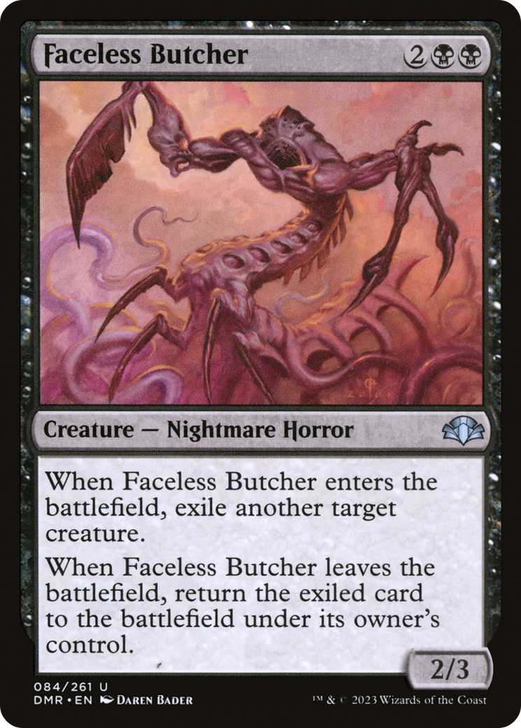 Faceless Butcher [Dominaria Remastered] | Good Games Modbury