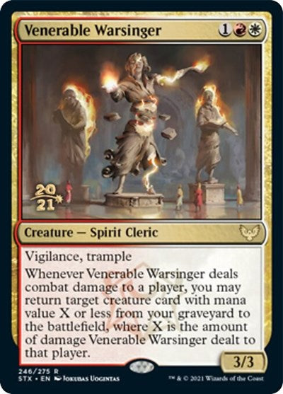 Venerable Warsinger [Strixhaven: School of Mages Prerelease Promos] | Good Games Modbury