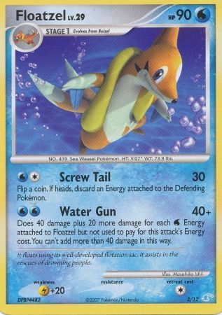 Floatzel (2/12) [Diamond & Pearl: Trainer Kit - Manaphy] | Good Games Modbury