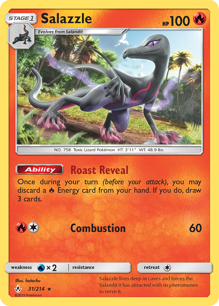 Salazzle (31/214) [Sun & Moon: Unbroken Bonds] | Good Games Modbury