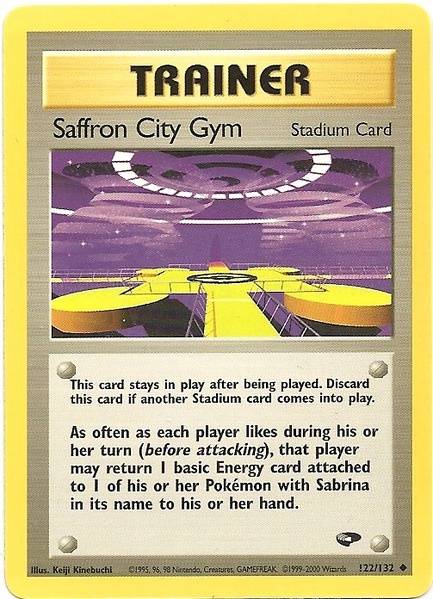 Saffron City Gym (122/132) [Gym Challenge Unlimited] | Good Games Modbury