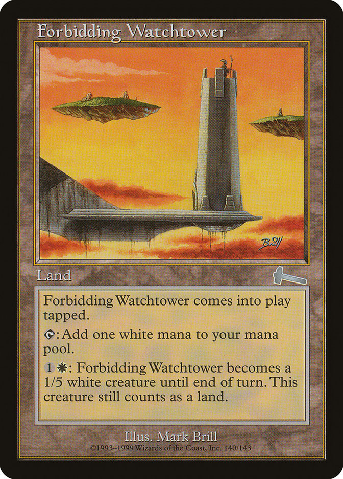 Forbidding Watchtower [Urza's Legacy] | Good Games Modbury