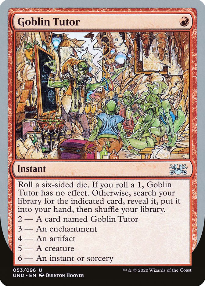 Goblin Tutor [Unsanctioned] | Good Games Modbury