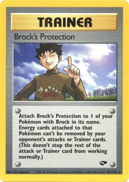 Brock's Protection (101/132) [Gym Challenge Unlimited] | Good Games Modbury