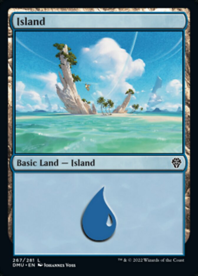 Island (267) [Dominaria United] | Good Games Modbury