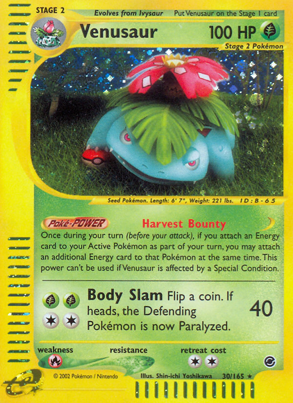 Venusaur (30/165) [Expedition: Base Set] | Good Games Modbury