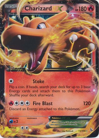 Charizard EX (11/106) (Jumbo Card) [XY: Flashfire] | Good Games Modbury