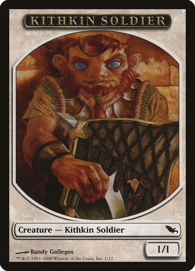 Kithkin Soldier Token [Shadowmoor Tokens] | Good Games Modbury