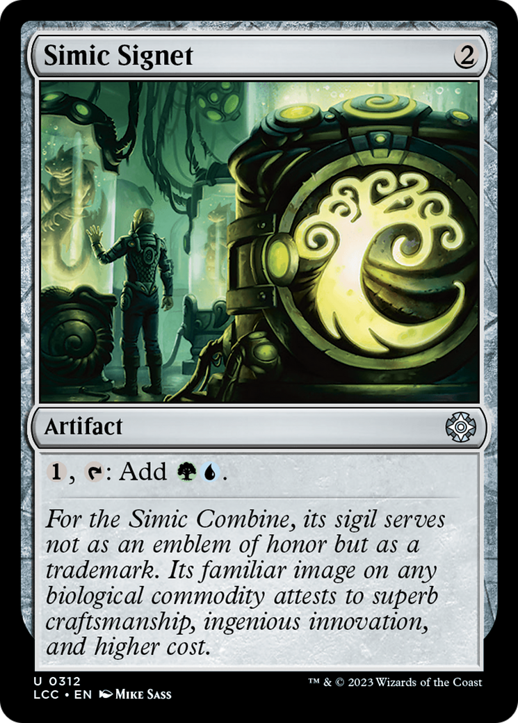 Simic Signet [The Lost Caverns of Ixalan Commander] | Good Games Modbury