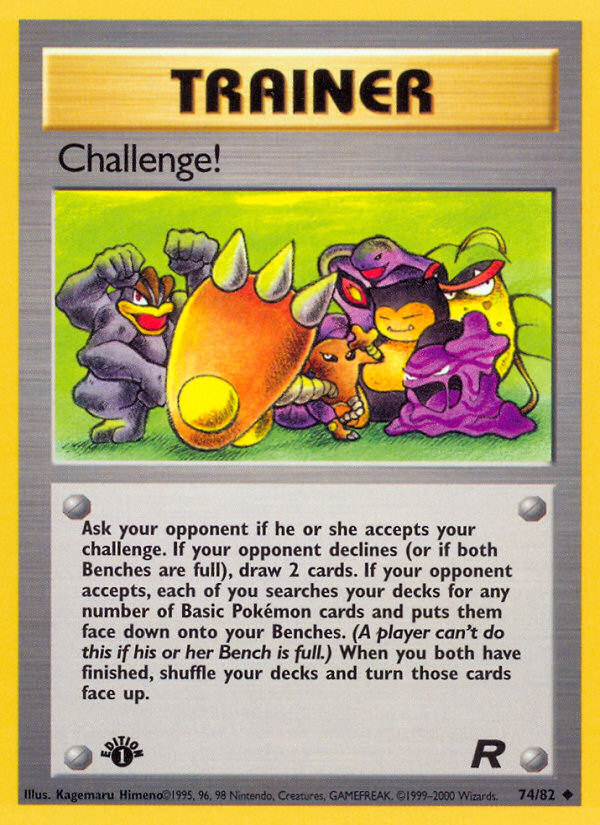 Challenge! (74/82) [Team Rocket 1st Edition] | Good Games Modbury
