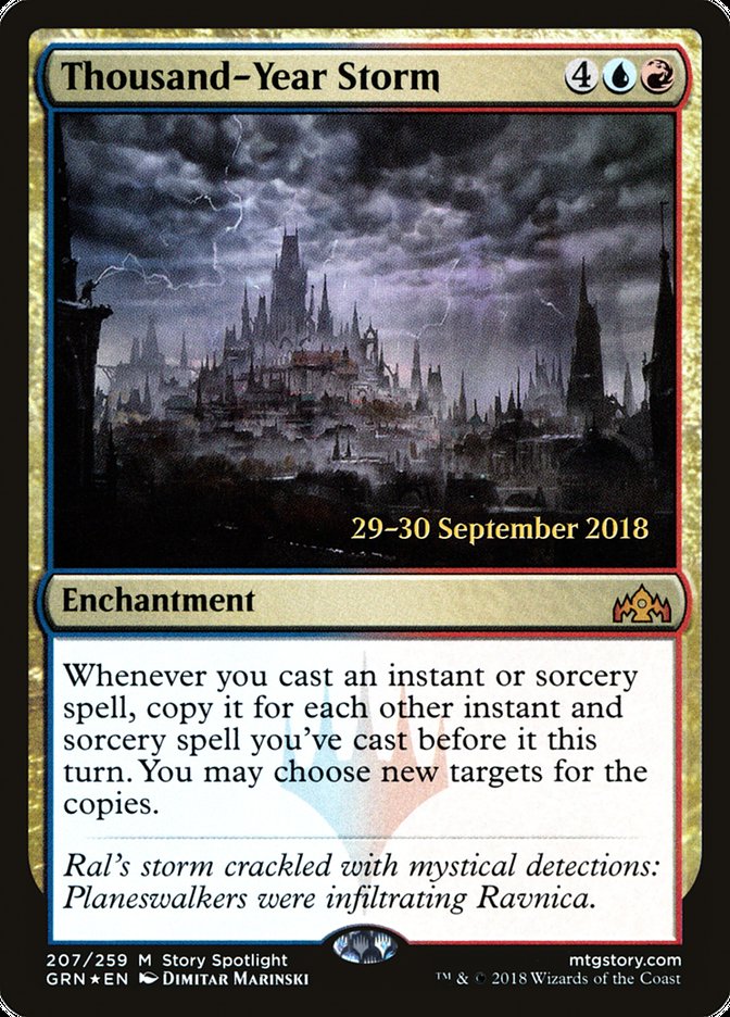 Thousand-Year Storm [Guilds of Ravnica Prerelease Promos] | Good Games Modbury