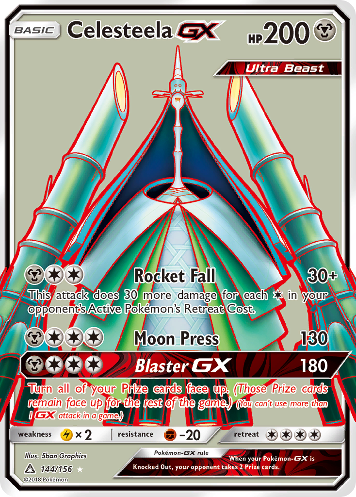 Celesteela GX (144/156) [Sun & Moon: Ultra Prism] | Good Games Modbury