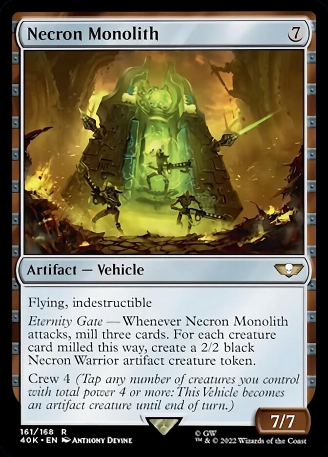 Necron Monolith (Surge Foil) [Universes Beyond: Warhammer 40,000] | Good Games Modbury