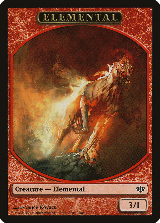 Elemental Token [Conflux Tokens] | Good Games Modbury