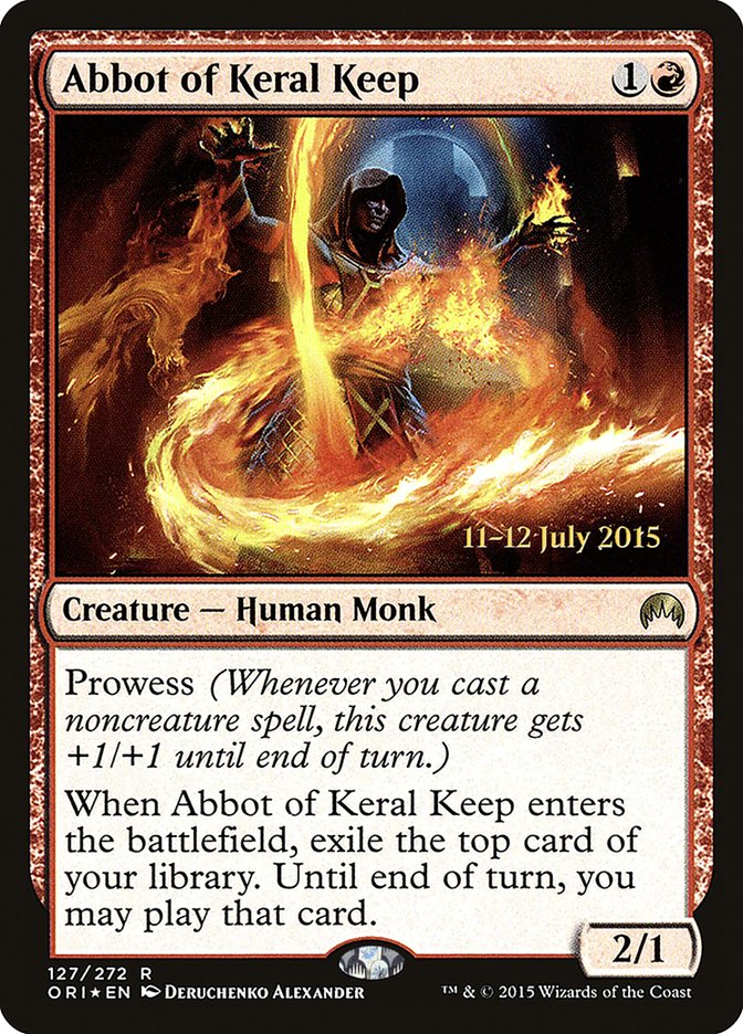 Abbot of Keral Keep [Magic Origins Prerelease Promos] | Good Games Modbury
