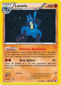 Lucario (80/113) (Cosmos Holo) [Black & White: Legendary Treasures] | Good Games Modbury
