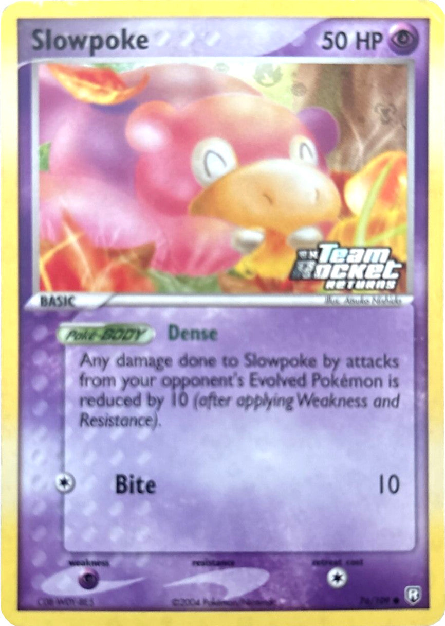 Slowpoke (76/109) (Stamped) [EX: Team Rocket Returns] | Good Games Modbury