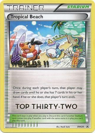 Tropical Beach (BW28) (Top 32) [Black & White: Black Star Promos] | Good Games Modbury